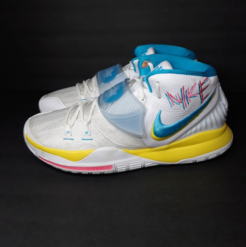 Nike Kirye 6 90s Neon Graffiti Sneakers Sz 12